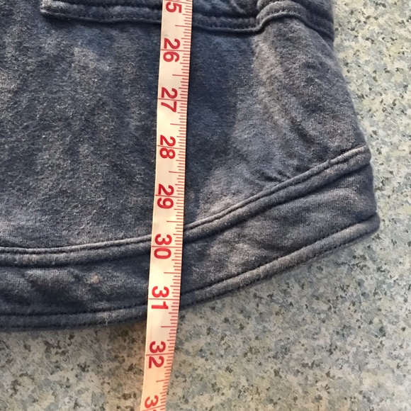 Free People Seeking Heart Ocean blue sweatshirt mini dress - Picture 15 of 15